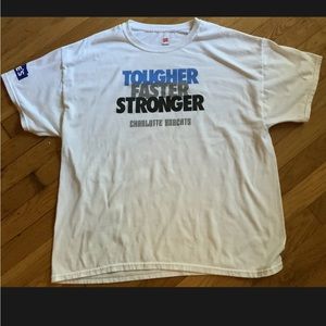 NBA Charlotte Bobcats Opening Night 11.1.13 Official T shirt XL RARE